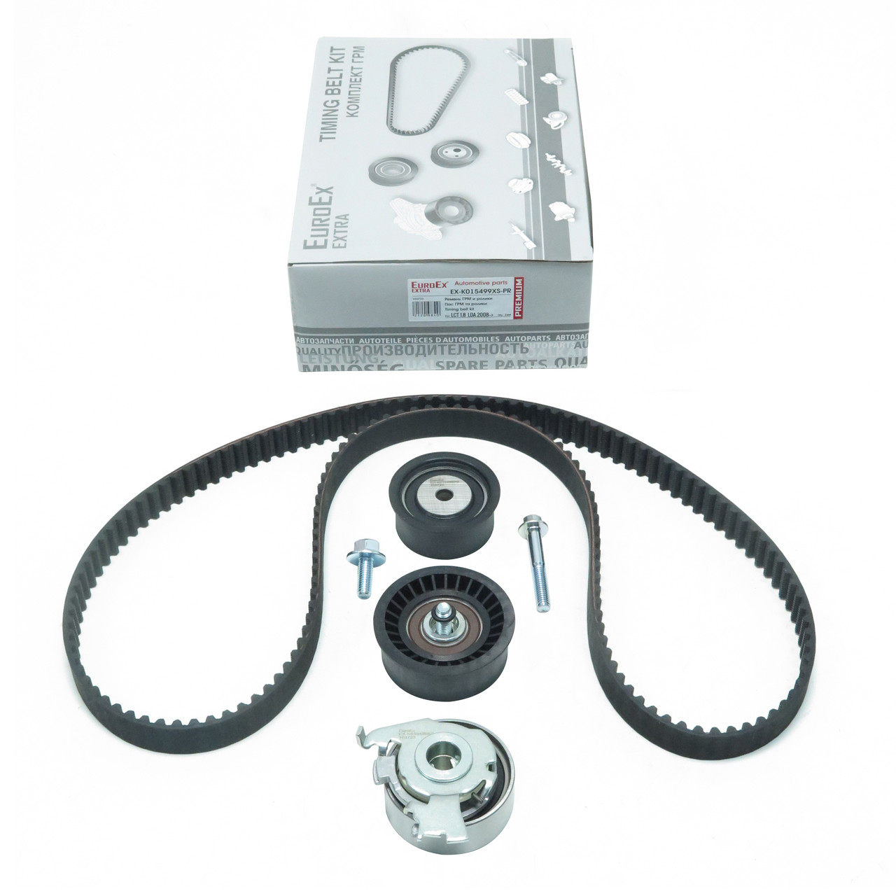 Комплект ременя ГРМ Лачетті 1.8 LDA (після 2008) EuroEx Угорщина