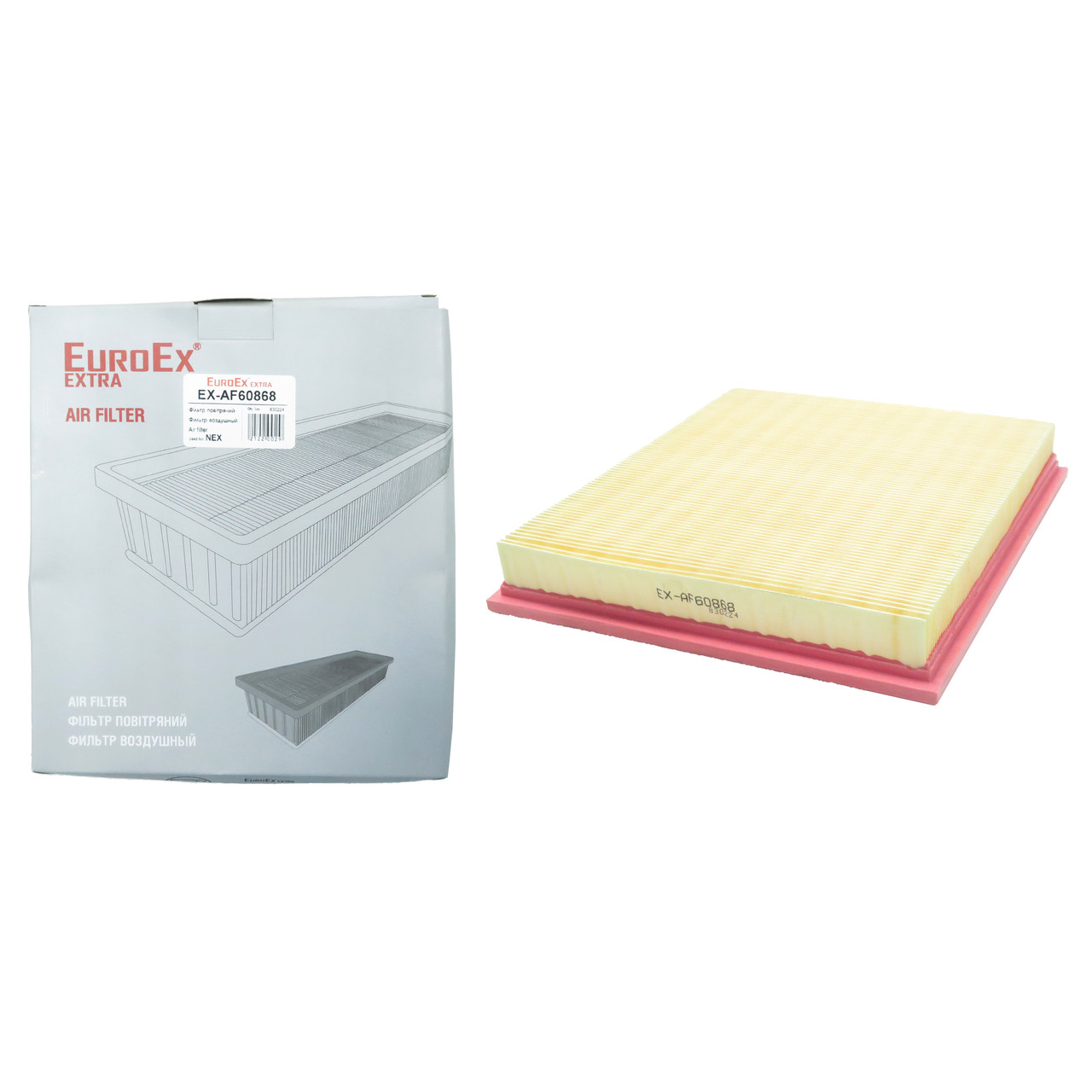 Фільтр повітряний Нексия EuroEx Угорщина 92060868