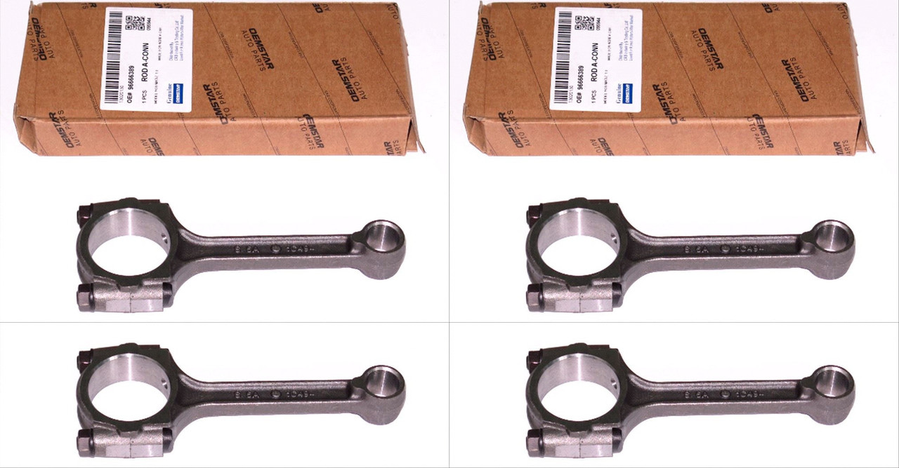 Шатун у зборі Матіз 1.0 (комплект 4 шт.) CRB Корея 13020130, 96666389