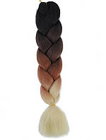 КАНЕКАЛОН 60см. 100гр. Омбре4 "Jumbo braid"