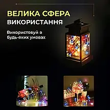 Гірлянда Роса нитка довжина 5 м на 50 LED на батарейках колір світіння мультиколор, фото 5