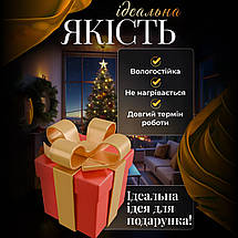 Гірлянда штора 3 метри на 6 фігур Діамант колір світіння теплий білий, фото 5