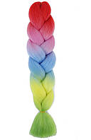 КАНЕКАЛОН 60см. 100гр. Омбре5 "Jumbo braid"