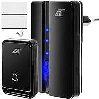 Дзвінок дверний з живленням від розетки, Дзвінок дистанційний для дому, Кнопка дверного дзвінка на батарейках Malatec (Польща), NVA