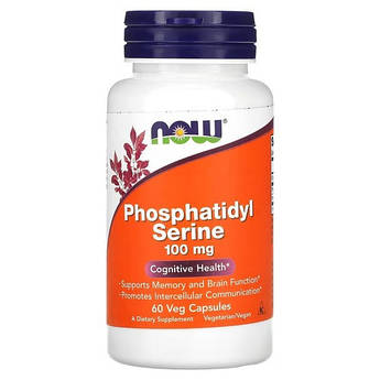 NOW Phosphatidyl Serine 100 mg 60 капсул