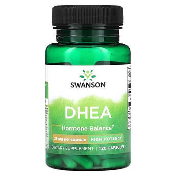 Swanson DHEA 25 mg 120 капсул