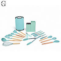 Набір кухонного приладдя 19 ПРЕДМЕТІВ Kitchen Set (пошкоджена основа)