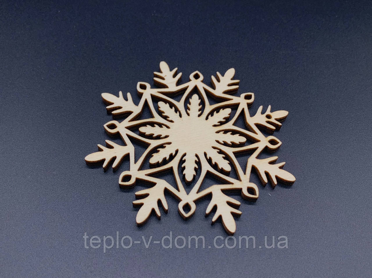 Дерев'яна новорічна іграшка. Фанера. 9см