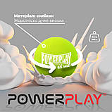 Масажний силіконовий м'яч PowerPlay PP-4354 Silicone Lacrosse Ball (6.3см.) Зелений, фото 9