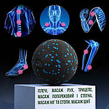 Масажний м'яч PowerPlay PP-4351 Epp Massage Ball (d10) Чорно/Синій, фото 11
