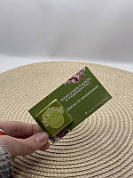 Візитка (90х50 мм) + шоколад із логотипом для стоматології 100 шт