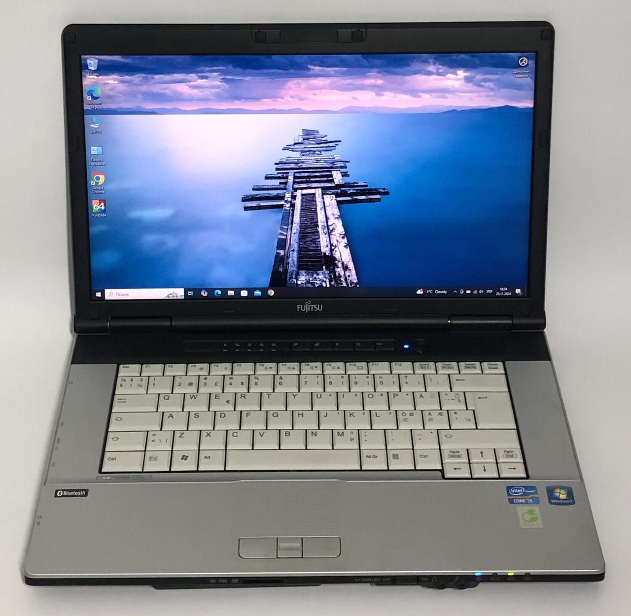 Б/в Ноутбук Б-клас Fujitsu LifeBook E751 15.6" 1600x900| Core i5-2410M| 4 GB RAM| 320 GB HDD| HD 3000
