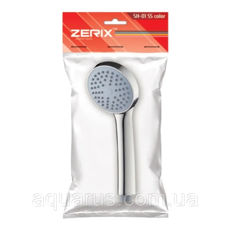 Лійка для душу ZERIX SH-01 SS (колір нерж. сталь) (ZX4790)