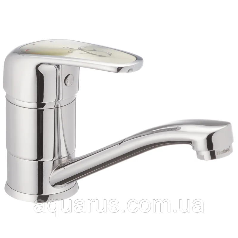 Змішувач для кухні HAIBA MAGIC 555 (15 см) з сірою ручкою (HB0670)