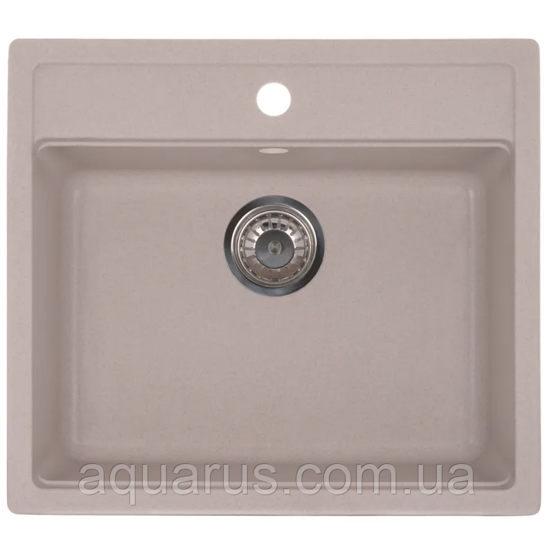 Мийка кухонна ZERIX ZS-5751S-06 бежева (ZX4597)