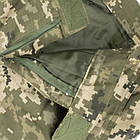 Тактичний зимовий костюм Куртка Rip-Stop Omni-Heat Штани фліс Піксель ММ14, фото 10