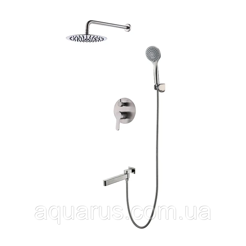 Вбудована душова система Koer KI-66016-02 (з нерж. сталі) (колір нерж) (KR4792)