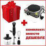 Комплект: блендер DOMOTEC MS-5103 3в1 + електроплита настільна WZ-771 DOMOTEC MS-5821, фото 8