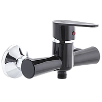 Пластиковий змішувач для душу PLAMIX VEGA-003 Чорний (без шланга та лійки) (PM0576)