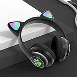 Навушники для дитини з кішками котячими CAT STN-28 черные, Дитячі JO-638 аудіо навушники, фото 3