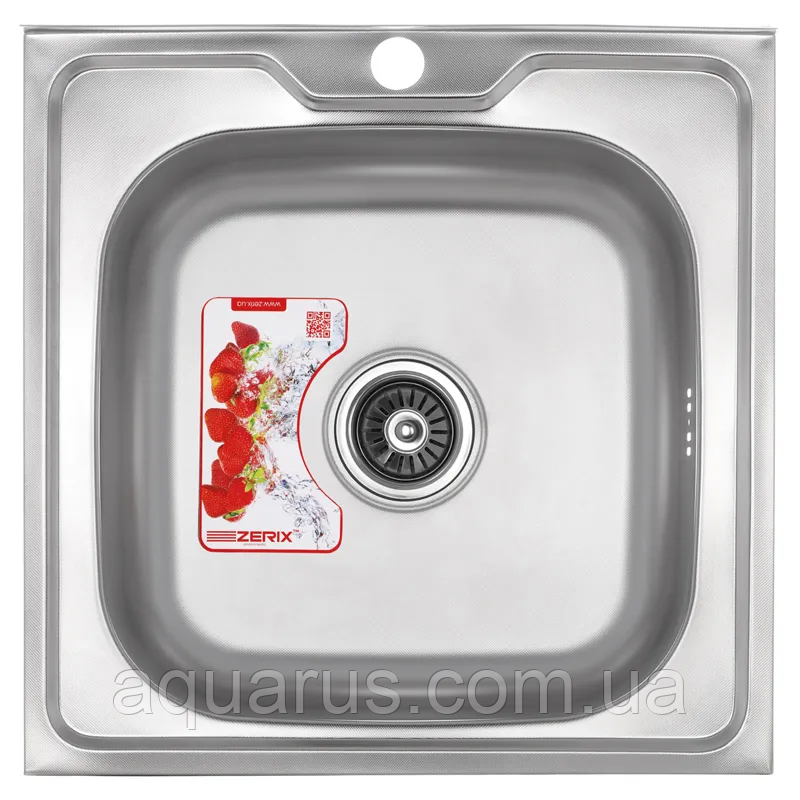 Мийка кухонна ZERIX Z5050-06-160MD (micro decor) (ZS0581)
