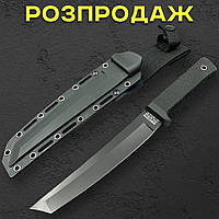Туристичний ніж "Танто Люкс" 30 см зі сталі 65Х13 із чохлом