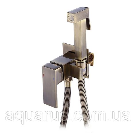 Змішувач для гігієнічного душу MIXXUS PREMIUM MARK 002 вбудований (BRONZE) (MI5981), фото 1