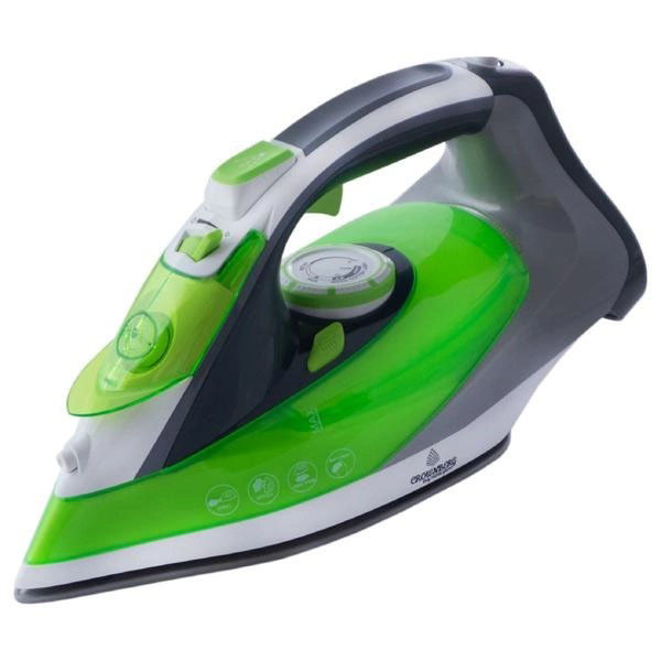 Праска парова з керамічним покриттям Crownberg CB-7444, парова праска GX-139 відпарювач, праска-очисник, фото 1