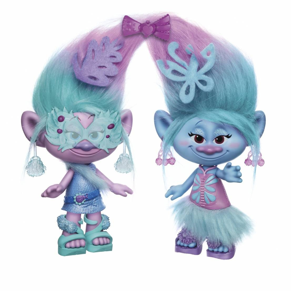 TROLLS Satin & Chenille's - Модні Близнюки ("Троллі" — Модні близнюки, 23 см) B6563