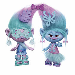 TROLLS Satin & Chenille's - Модні Близнюки ("Троллі" — Модні близнюки, 23 см) B6563