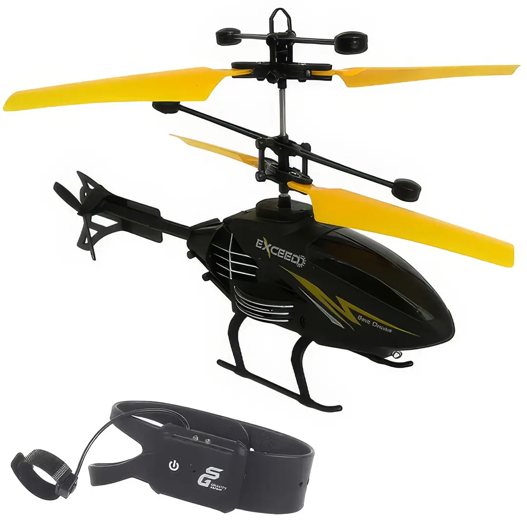 Вертоліт на радіокеруванні RIAS Dynamic Helicopter пульт на руку Black (3_05799)