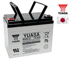 Акумуляторна батарея Yuasa REC36-12I 12V 36 Ah Cyclic AGM VRLA EUROBAT (Japan)