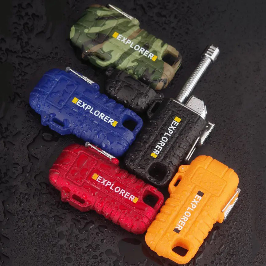 Запальничка сенсорна EXPLORER HL-516, Електроімпульсна usb запальничка з заряджанням DE-813 від usb