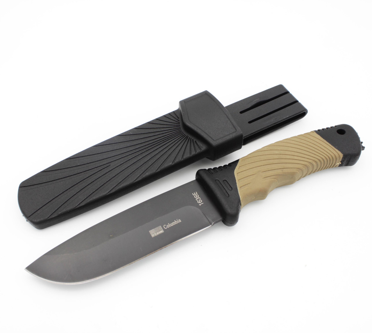 Мисливський ніж Columbia 1638E із Чохлом 24см Brown (7_01430)