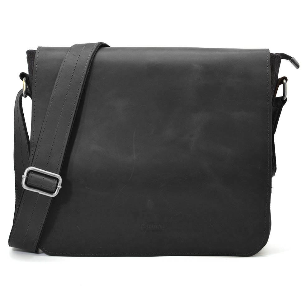 Сумка через плече розміру А4 із парусини та шкіри RAG-6601-3md TARWA, фото 1