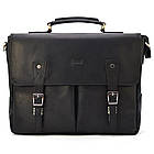 Чорний чоловічий портфель із натуральної шкіри RA-3960-4lx TARWA, фото 4