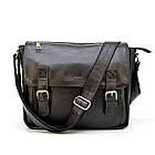 Чоловіча шкіряна сумка через плече з ручкою TARWA, GA-6045-4lx, фото 2