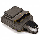 Вертикальна чоловіча сумка RC-7266-3md TARWA коричнева, фото 4
