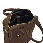 Вертикальна чоловіча сумка RC-7266-3md TARWA коричнева, фото 5