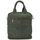 Вертикальна чоловіча сумка RE-7266-3md TARWA зелена, фото 7