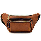 Сумка вертикального формату з клапаном з натуральної шкіри Vintage 22310 Блакитна, фото 3