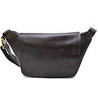 Місткий жіночий рюкзак-сумка прошитий білим рядком з натуральної шкіри Vintage 22314 Чорний, фото 3