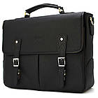 Чорний чоловічий портфель із натуральної шкіри флотар FA-3960-4lx TARWA, фото 3