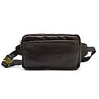 Поясна велика сумка на два відділення TARWA GC-0704-3md гладка шкіра, фото 3