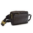 Поясна велика сумка на два відділення TARWA GC-0704-3md гладка шкіра, фото 4