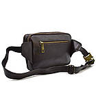 Поясна велика сумка на два відділення TARWA GC-0704-3md гладка шкіра, фото 5