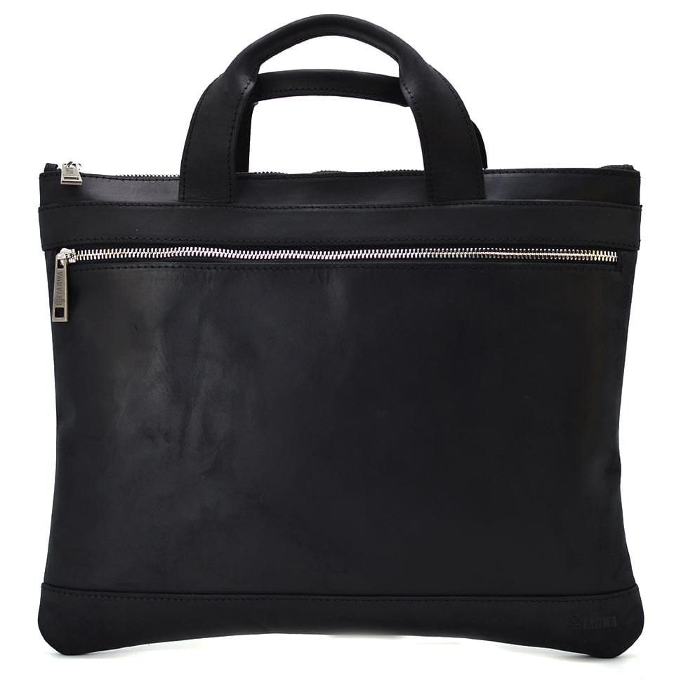 Сумка папка для документів А4 шкіра TARWA RA-7100-4lx чорна crazy horse, фото 1