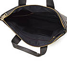 Сумка папка для документів А4 шкіра TARWA RA-7100-4lx чорна crazy horse, фото 5