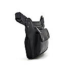 Шкіряна об'ємна бананка напояхна сумка чорна шкіра RA-8139-3md TARWA, фото 4