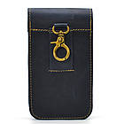 Шкіряна сумка чохол на пояс синя TARWA RKw-2092-3md, фото 3